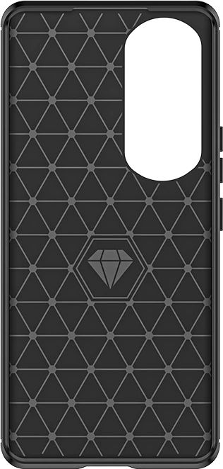 Mbështjellës Hurtel Carbon Case për Honor 90 Pro, i zi