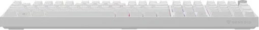 Tastierë mekanike Genesis Thor 404, Outemu Peach Silent, RGB, full-size, e bardhë