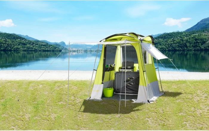 Tendë kuzhine BRUNNER Chef II Outdoor 0426041N, 200x200x230 cm, jeshile/gri