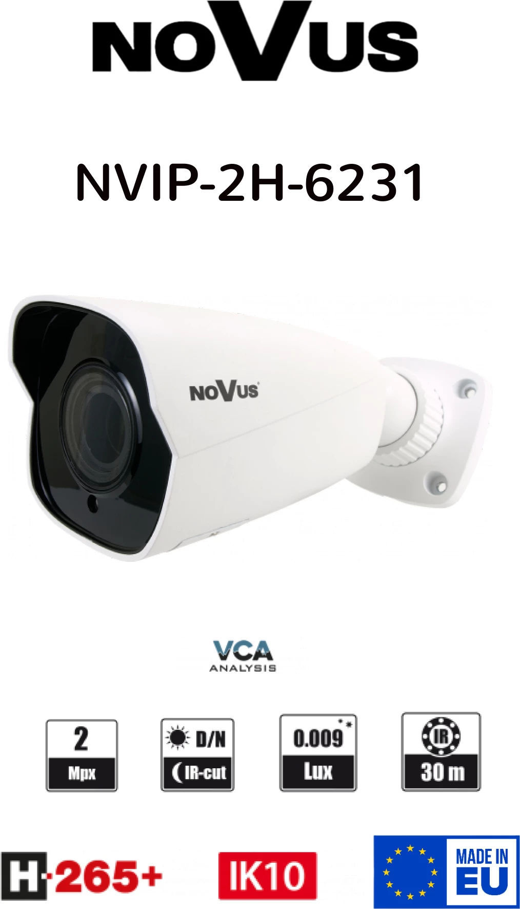 NVIP-2H-6231  IP Kamer e Jashtme 2 MPX 