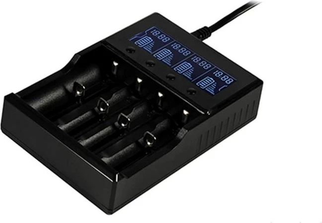 Karikues baterish AceBeam A4 Charger, i zi