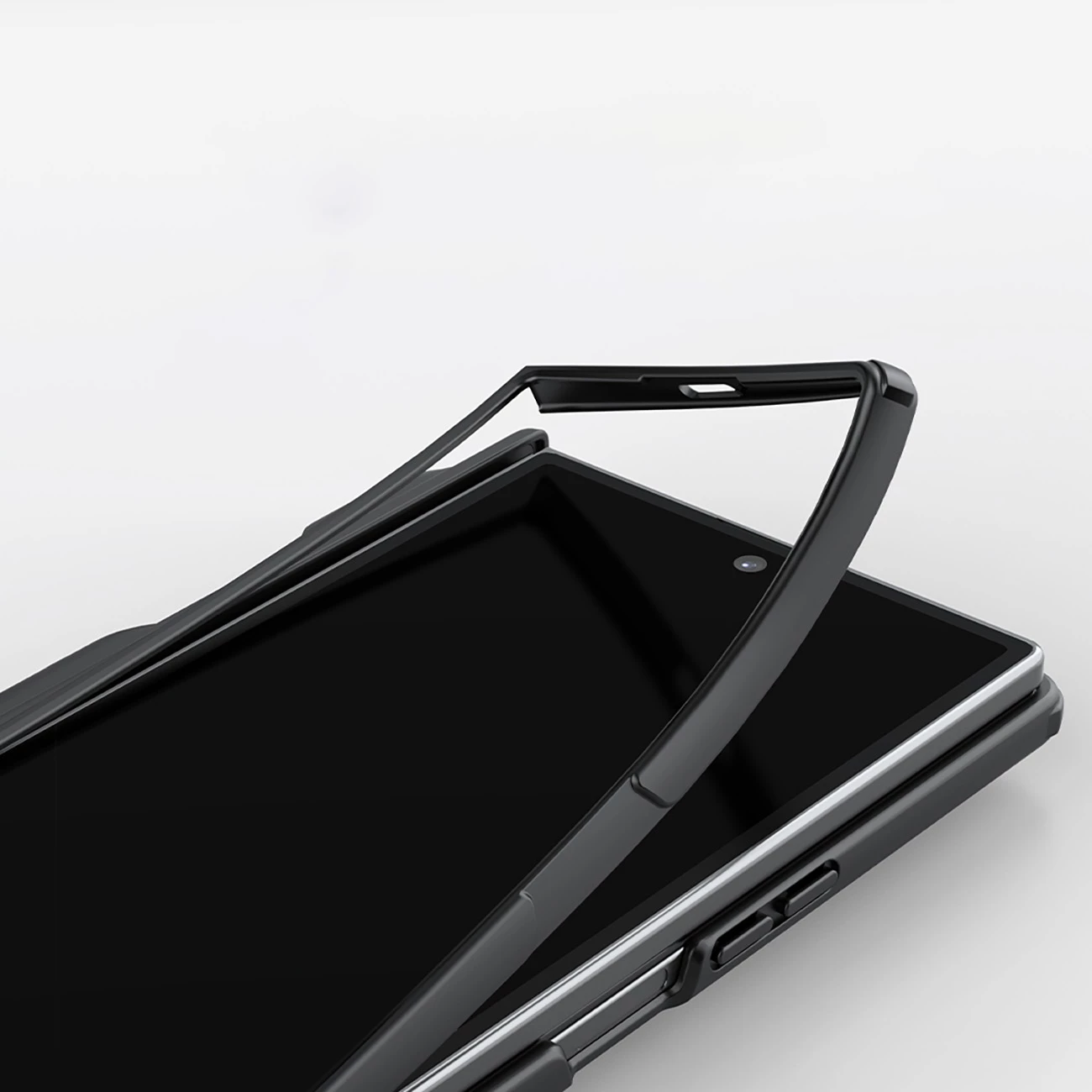 Mbështjellës Nillkin Super Frosted Shield Fold Magnetic për Samsung Galaxy Z Fold 7, kompatibil me MagSafe, ngjyrë e zezë