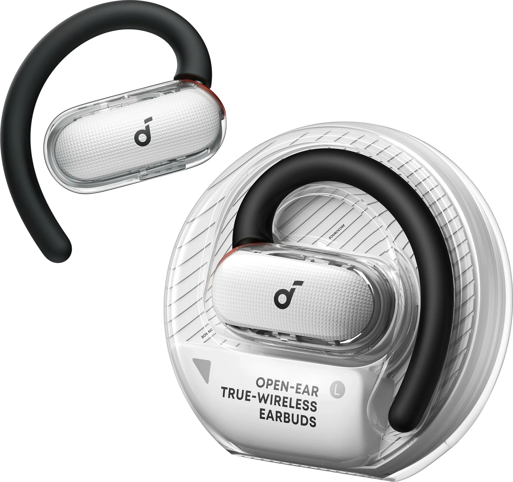 Kufje Anker Soundcore V40i, true wireless open-ear, Bluetooth 5.4, IP55, të bardha