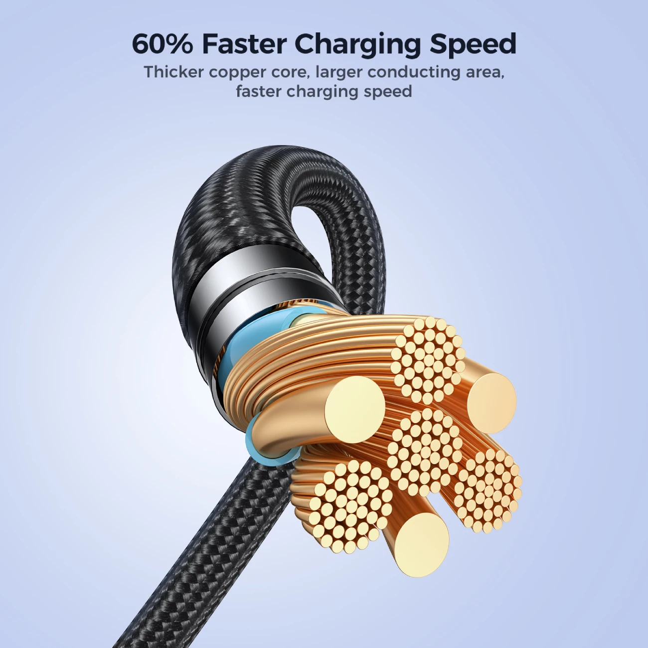 Kabllo karikimi dhe të dhënash Joyroom Pioneer Series SA31-AC6, USB-A në USB-C, 1.2m, 100W, e zezë