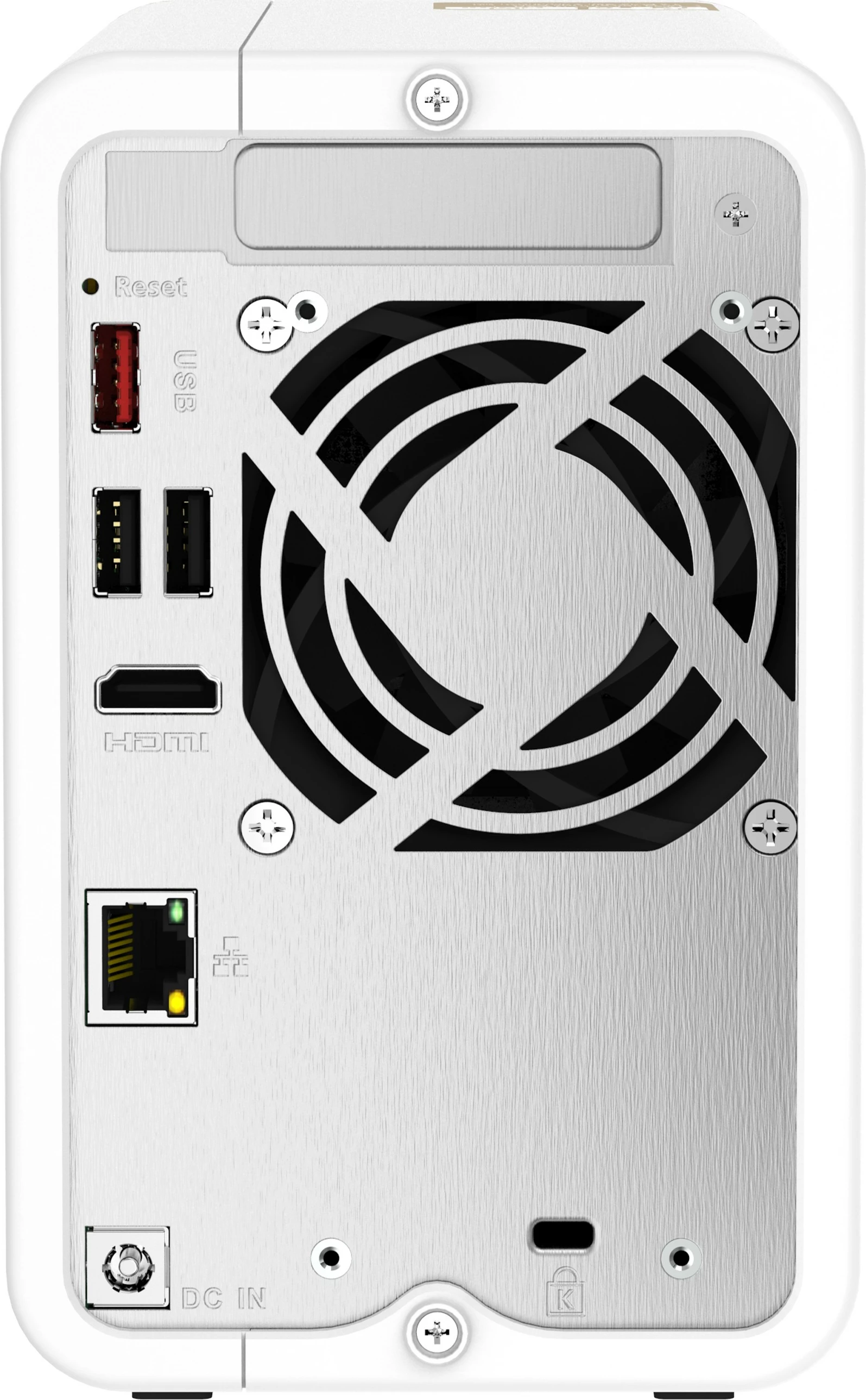 NAS QNAP TS-262, Intel Celeron N4505, 4GB RAM, Tower, QTS, bardhë/ari