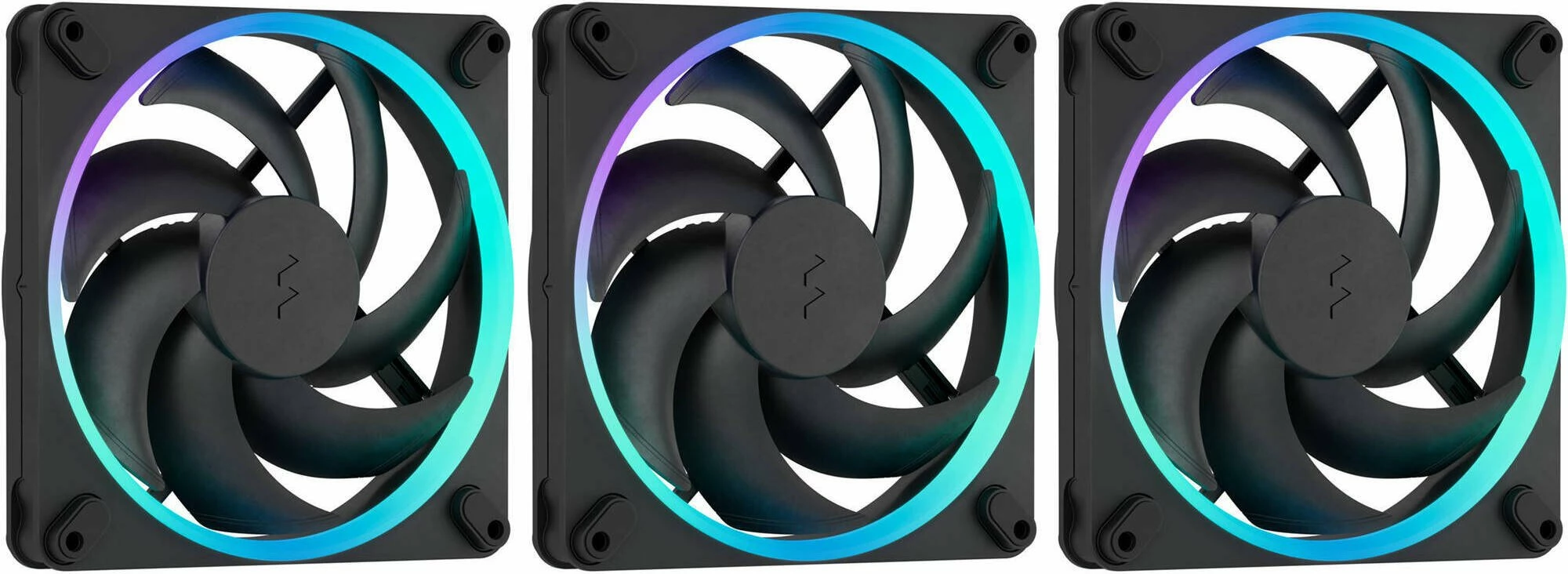 Ventilator PC Fractal Design Momentum 14 RGB 140mm ARGB PWM 3-pack, zi