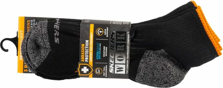 Çorape për meshkuj Skechers, të zeza