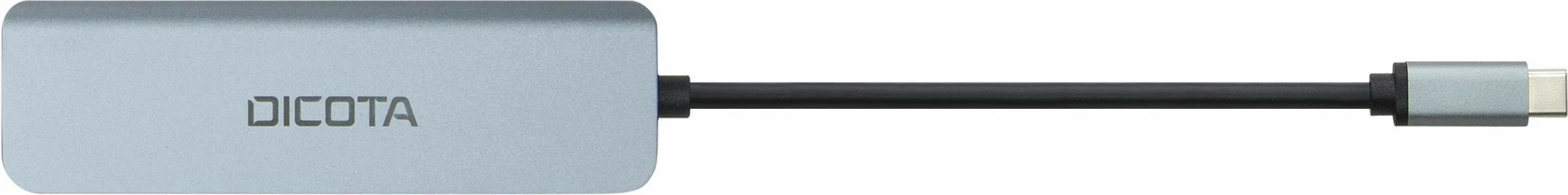 Docking station DICOTA D32060, USB Type-C, HDMI, 100W, argjendtë