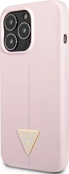 Mbështjellës Guess Silicone Triangle për iPhone 13 Pro/13 6.1", Violet