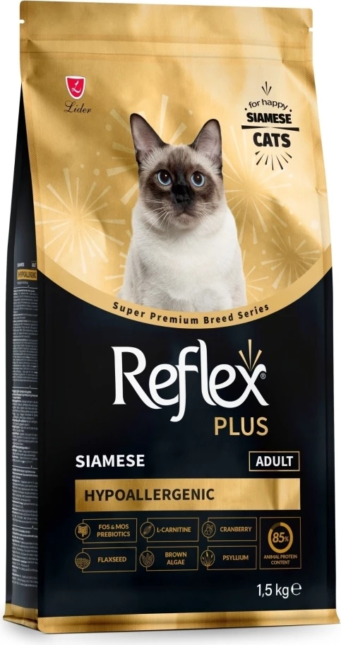 Reflex Plus Hipoalergjik Mënyra Siamese për Kafshë të Rritura 1,5kg