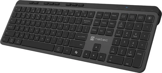 Tastierë Natec Medusa, wireless, full-size, 21 taste multimediale, e zezë