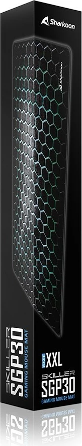 Mauspad SHARKOON SKILLER SGP30, i zi, i gjelbër, model
