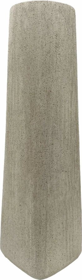 Vazo RESINA, polirezine, bezhë, 11.5x11.5x40cm