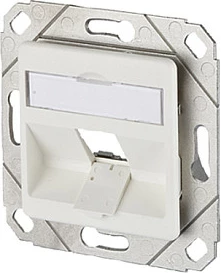 Prizë rrjeti modulare METZ CONNECT 1309141102-E, 45°, 69.9x69.9 mm, e bardhë