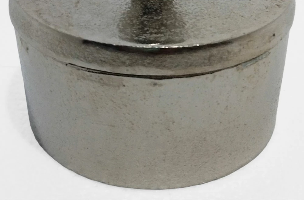 Kuti alumini për ruajtje, ngjyrë argjendi, 11x11x10 cm