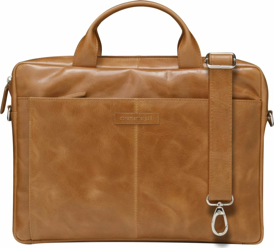 Çantë laptopi dbramante1928 Amalienborg (2nd gen) 15\"-16\", lëkurë, Tan/kafe