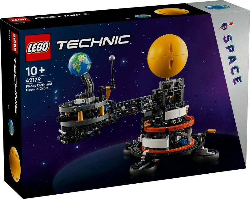 Set LEGO Technic Sun Earth Moon Model 42179, model diell-tokë-hënë, 10+