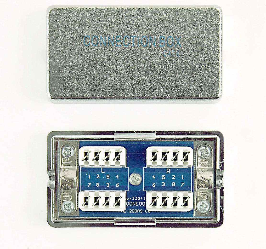 Konektor rrjeti LAN Gembird NCA-LSAS6-01 Cat.6 LSA (Krone) FTP RJ-45, argjendtë, 1 copë