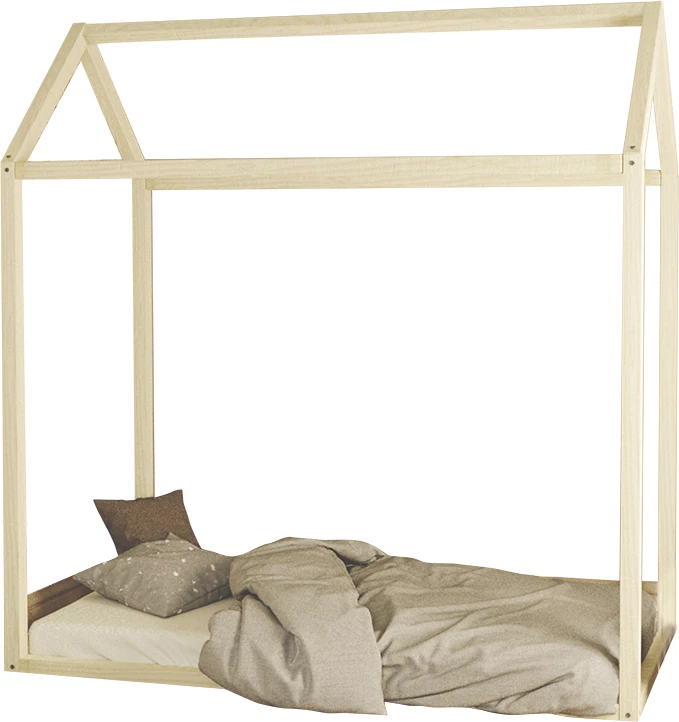 Krevat fëmijësh Palace dru pishe ngjyrë natyrale 70x140cm