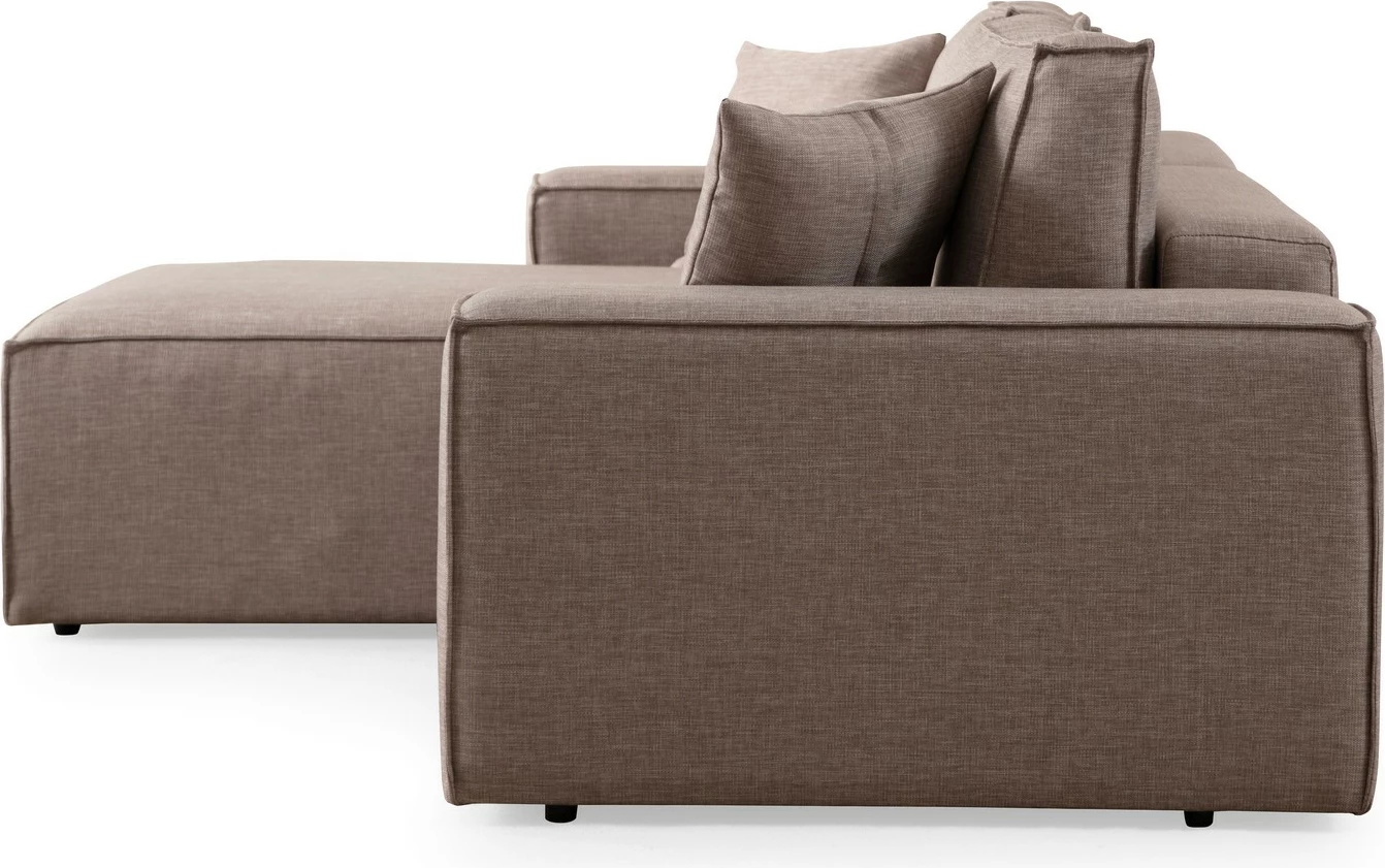 Kënd-sofë krevati Atelier del Sofa, Pırlo kënd majtas, kafe
