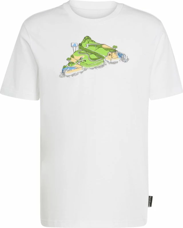 Maicë për meshkuj adidas Novelty Mini JZ5037, e bardhë