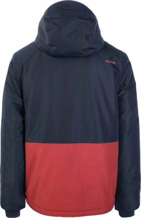 Jakne për ski Hi-Tec për meshkuj, të kuqe dhe blu të errët [Madhësia: XXL]