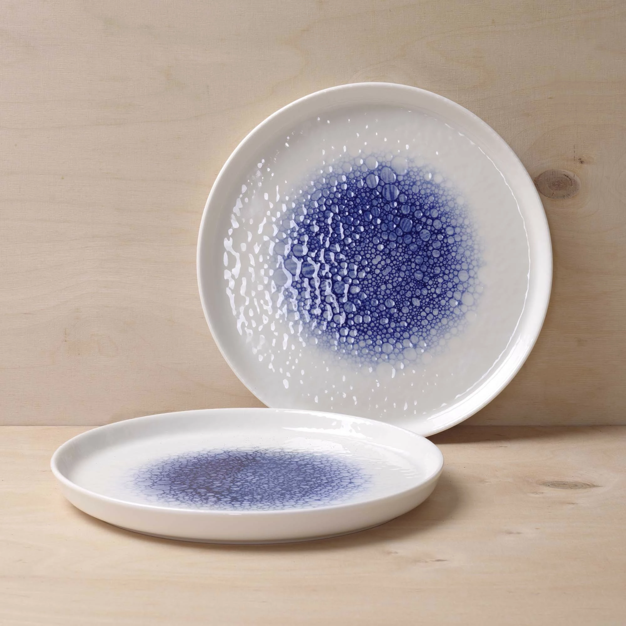 Pjatë me buzë të larta Fine Dine Serenity Ø210 mm, blu, set 6 copë