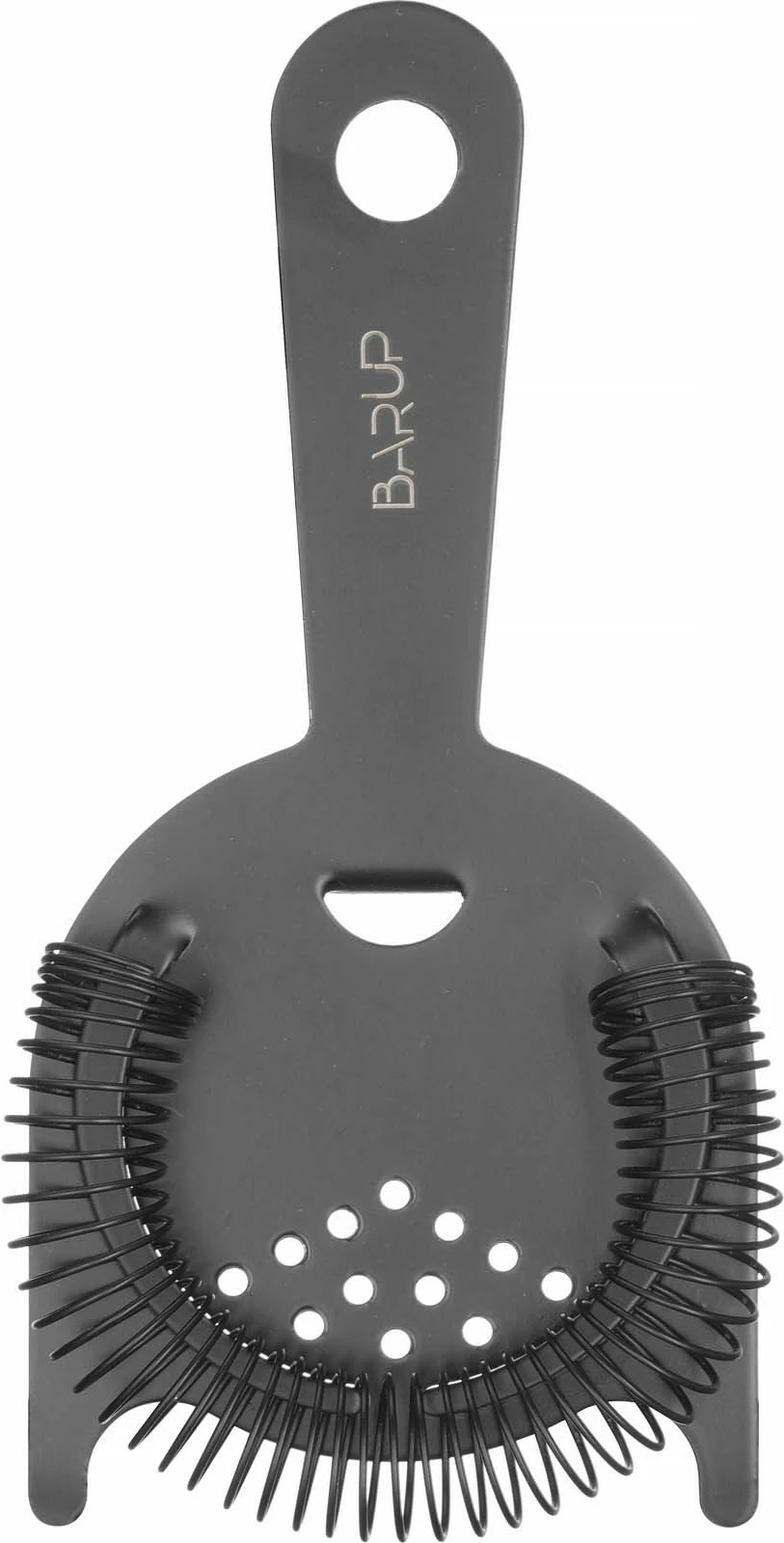 Kullues koktej Hawthorne, Bar Up, 160x75x15 mm, çelik inox, i veshur me pluhur, e zezë