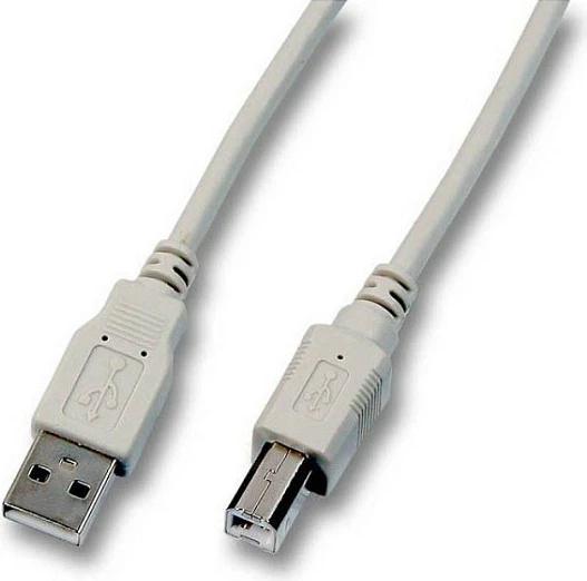 Kabllo USB EFB Elektronik, USB-A në USB-B, 1m, USB 2.0, 480 Mbps, gri