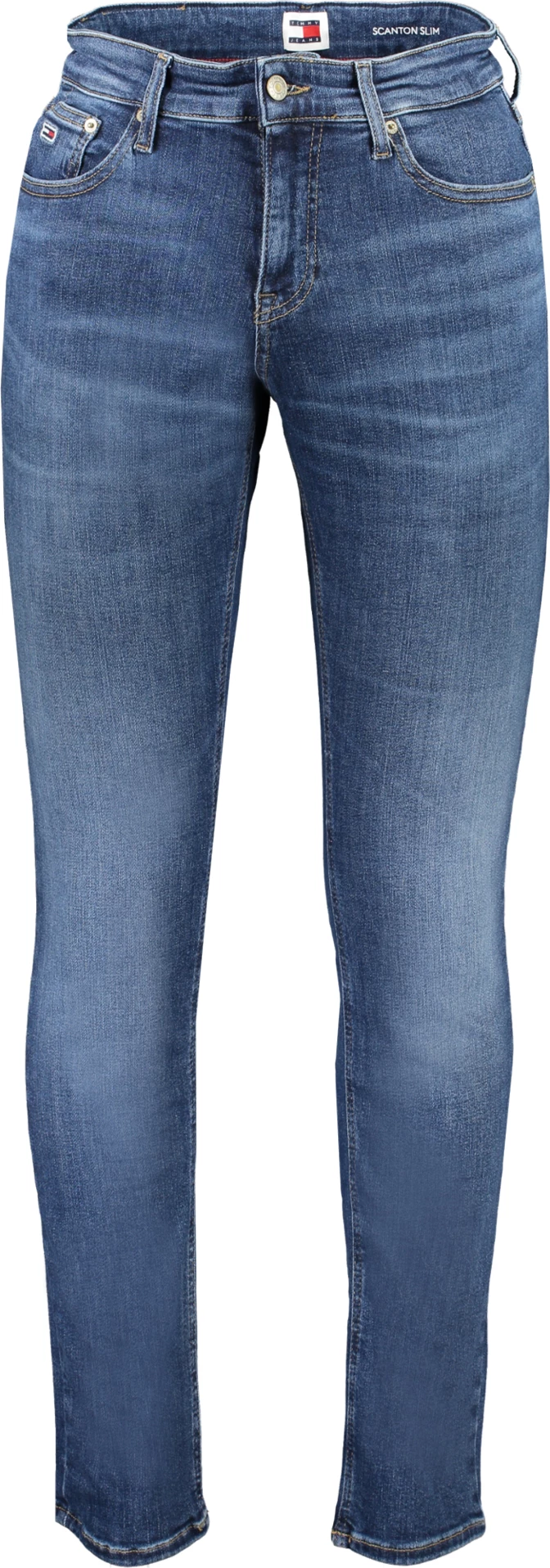 Pantallona xhins Tommy Hilfiger Scanton Slim meshkuj, kaltër