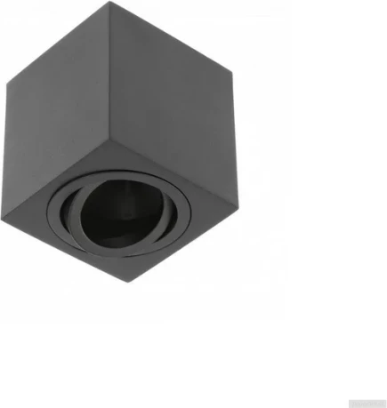 Lampë tavani GTV AVEIRO BIS 1xGU10 230V IP20, e zezë