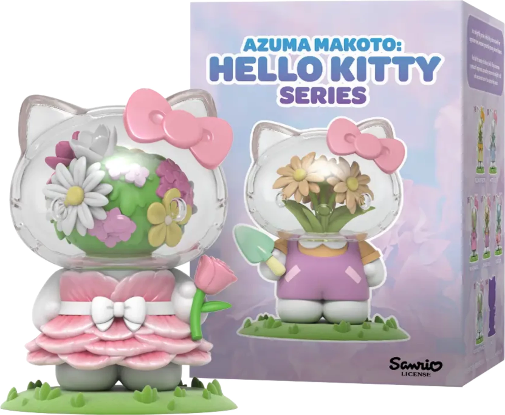 Figurinë koleksionuese Mighty Jaxx Azuma Makoto x Sanrio Hello Kitty Series, vinyl, kuti surprizë, 1 copë (random)