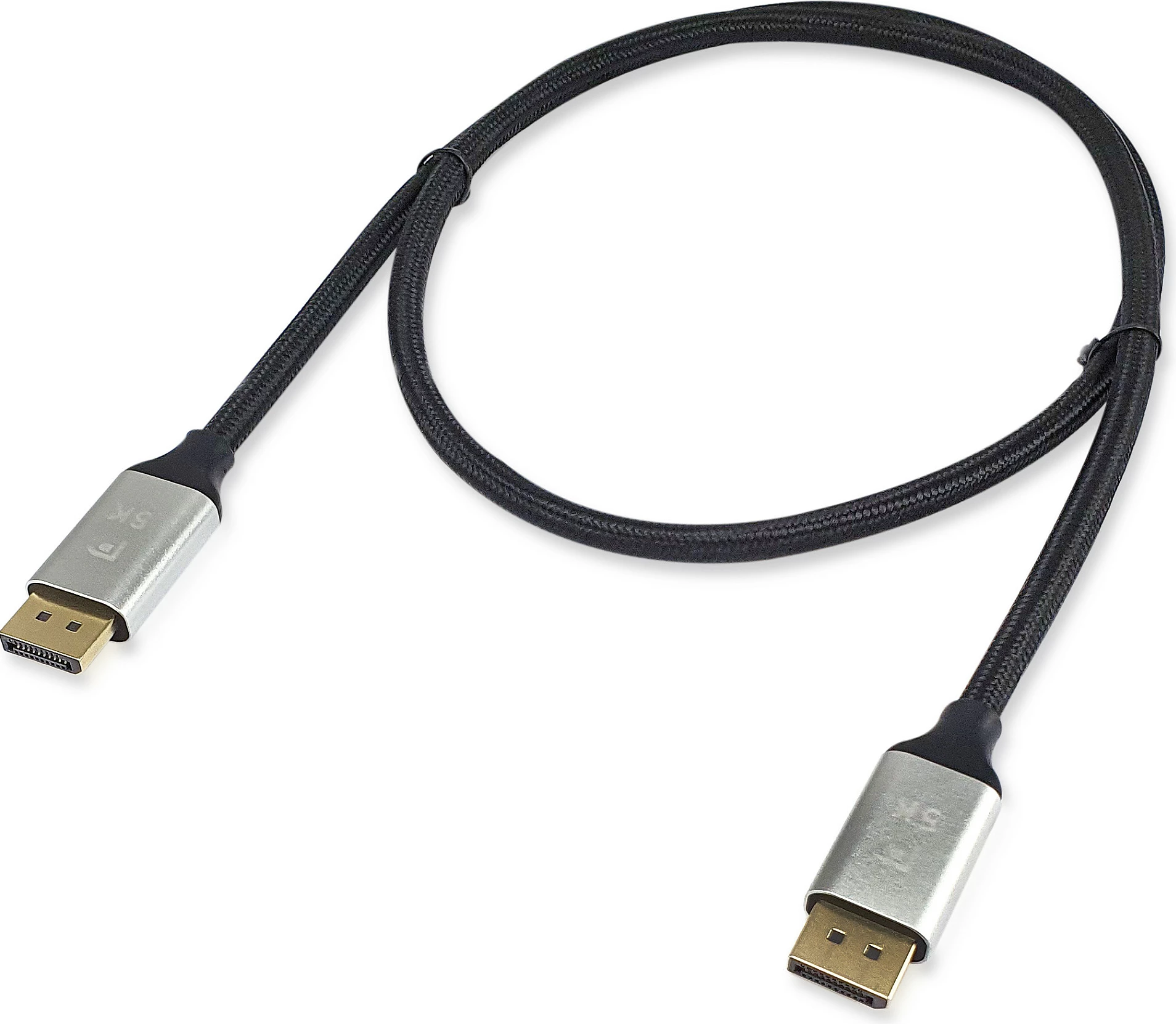 Kabel DisplayPort 1.4 Equip 2m, mashkull-mashkull, 8K, alumini/zi