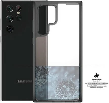 Mbështjellës PanzerGlass HardCase për Samsung Galaxy S22 Ultra, transparent