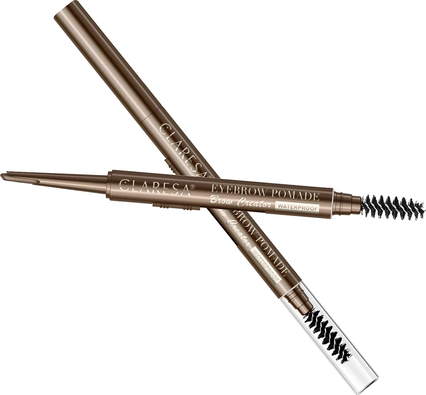 Laps për vetulla Claresa Brow Creator Eyebrow Pomade Pencil për femra 02 Medium Brown 0.17g