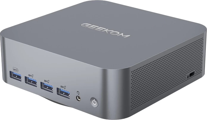 Mini kompjuter GEEKOM GT1 MEGA, Intel Core Ultra 9 185H, 16GB DDR5, SSD 1TB, Windows 11 Pro, gri