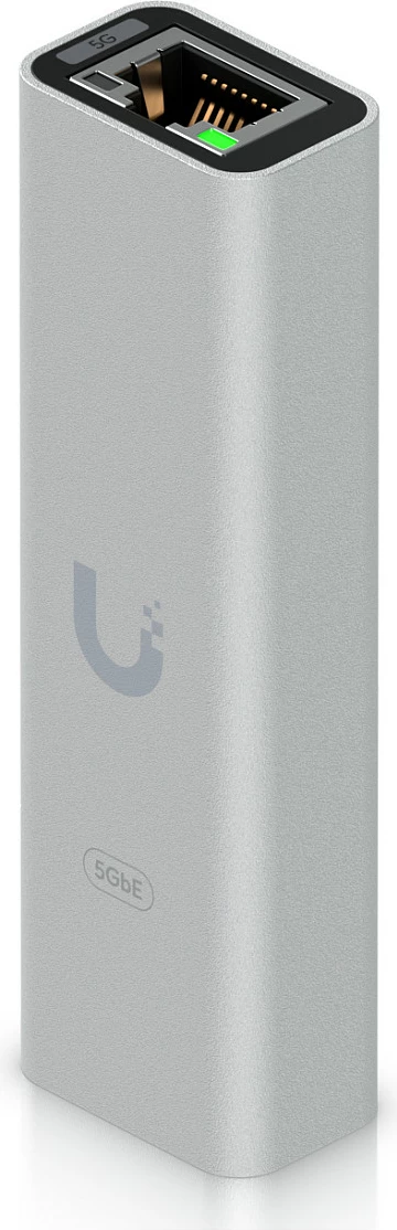 Adapter Ethernet Ubiquiti UACC-ADAPTER-RJ45-USBC-5GE, USB-C në RJ45, 5GbE, zi/hiri