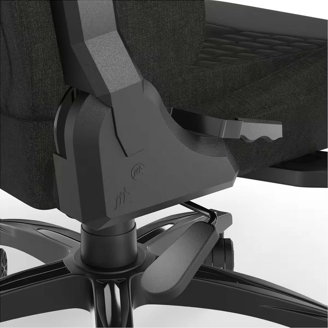 Karrige gaming Corsair TC100 RELAXED, stof (fabric), e zezë