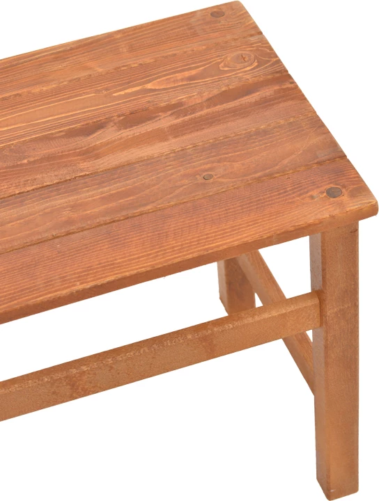 Tavolinë plazhi, dru ahu, ngjyrë arre, 60x40x45 cm