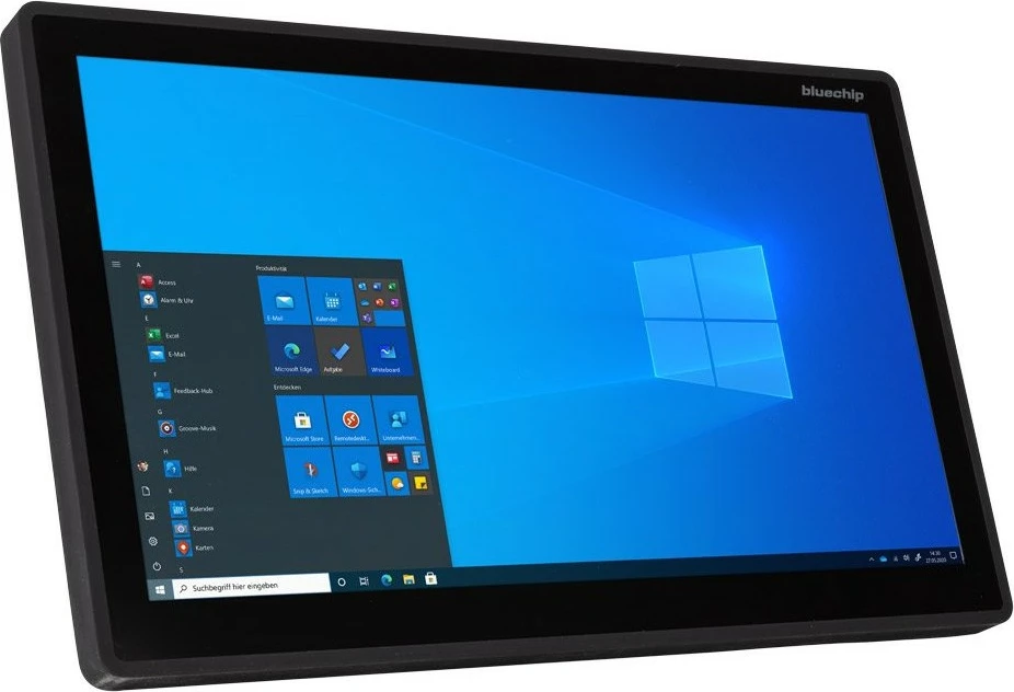 Kompjuter All-in-One bluechip INDUSTRYline P215KT-5001, i5-1145G7E, 8GB RAM, 240GB SSD, 21.5" Touch, e zezë