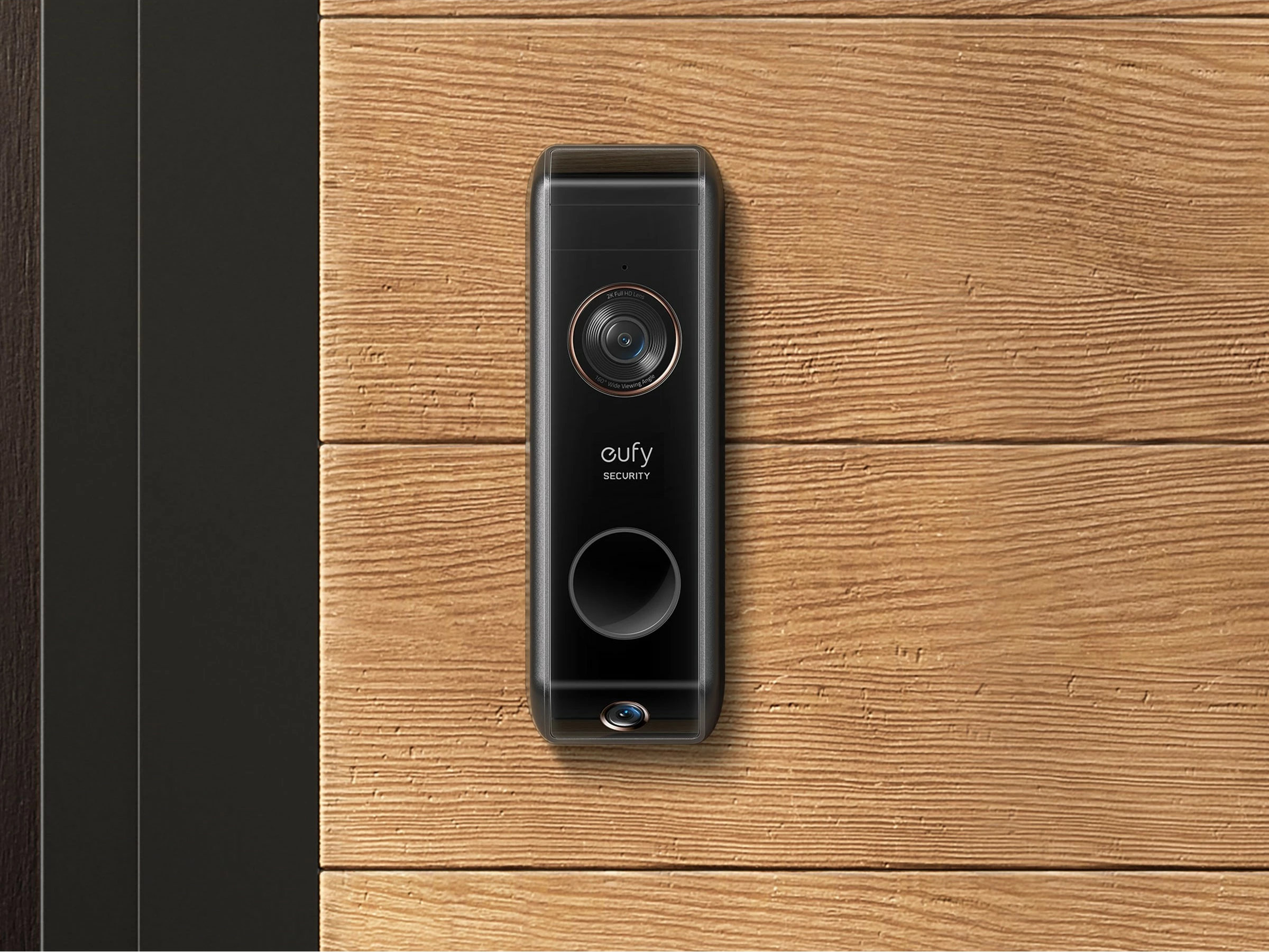 Video derë EUFY Video Doorbell Dual, Wi-Fi, 2560x1920, e zezë