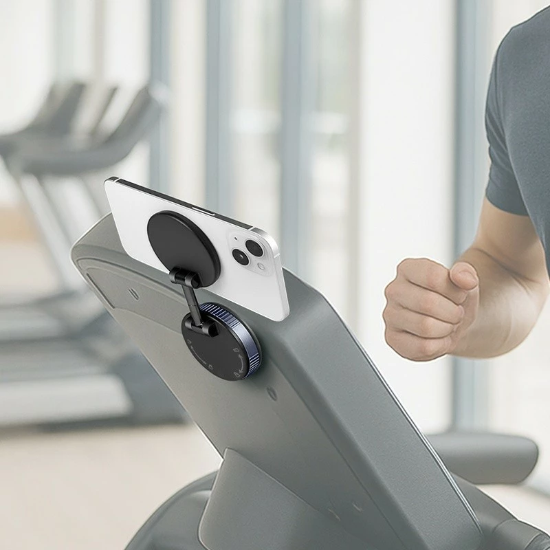 Mbajtës magnetik për celular LogiLink AA0198, me kupë thithëse, i palosshëm, i zi