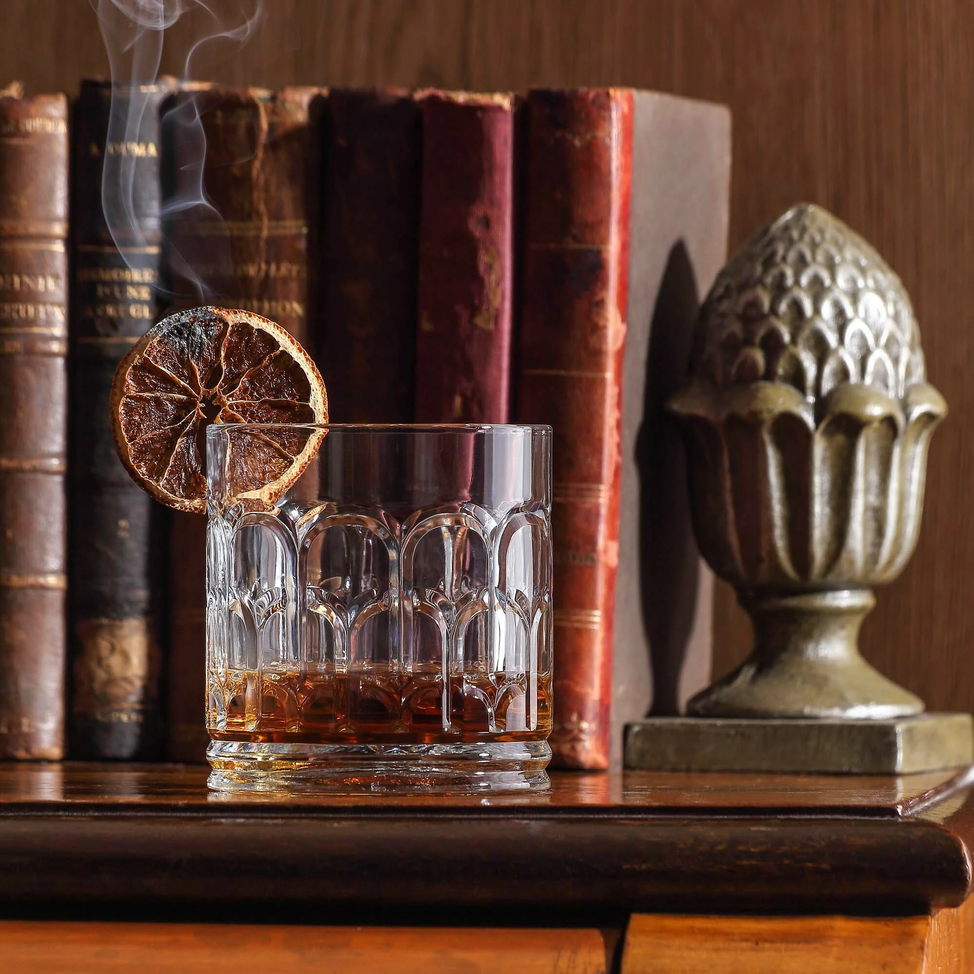 Gotë old fashioned LAV HORECA Archie 370 ml transparente, set 12 copë