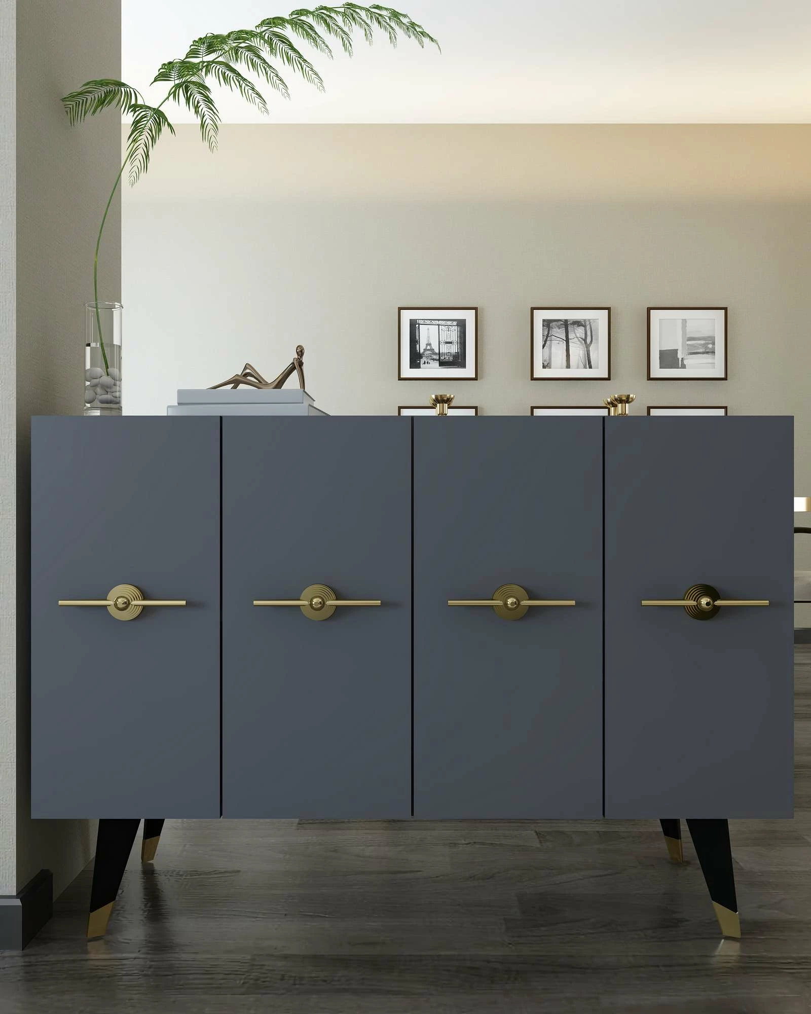 Konsolë Skye Decor, anthracite, ari, 8169KM-32