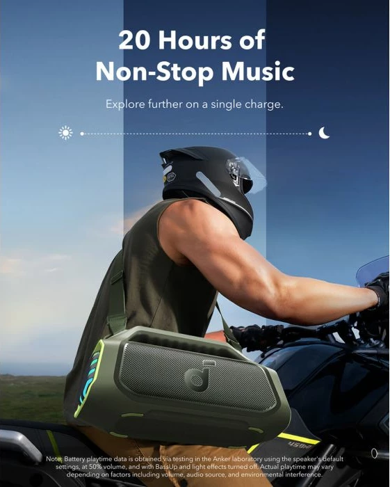 Altoparlant portativ Bluetooth ANKER Soundcore Boom 2 Plus A3134061 140W, jeshil