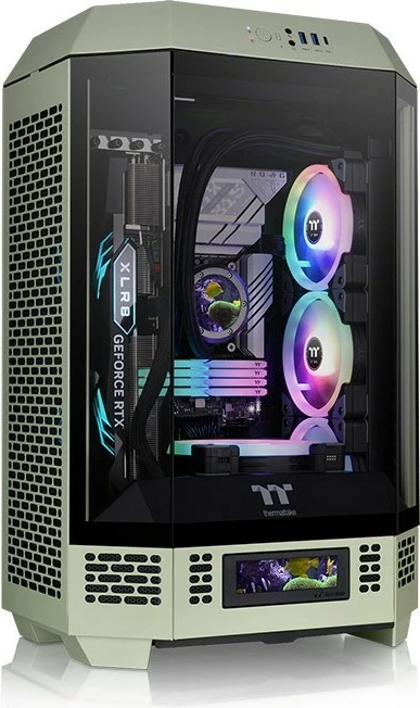 Kasë Thermaltake The Tower 300, Micro Tower, Matcha Green