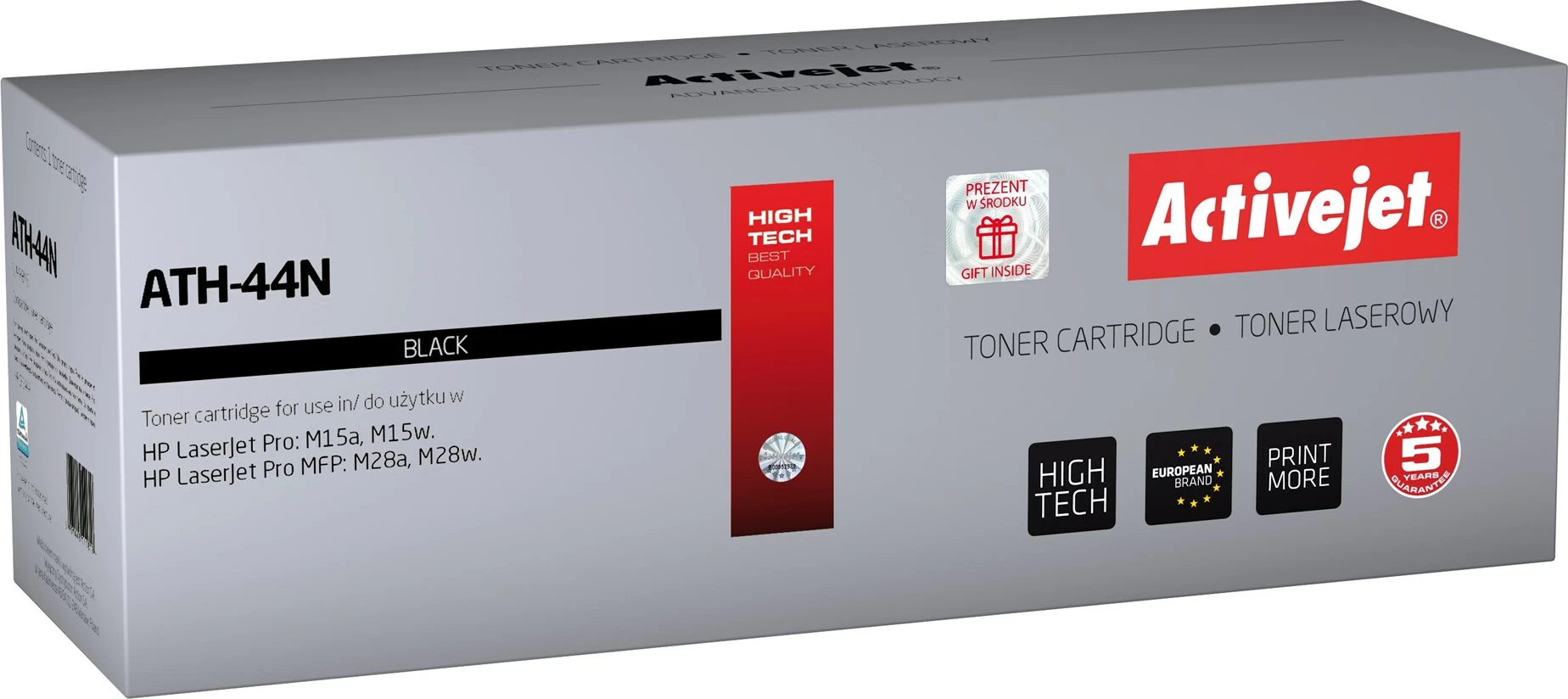Toner zëvendësues Activejet ATH-44N për printer HP, i zi