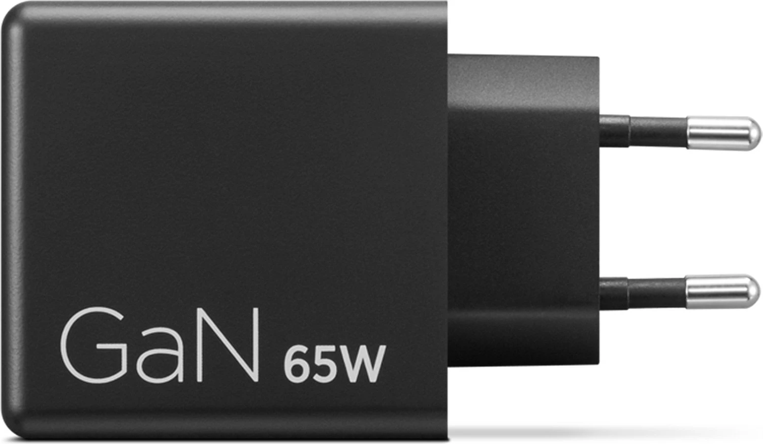 Karikues Lenovo Dual USB-C GaN 65W, me kabllo USB-C 1.5m, i zi