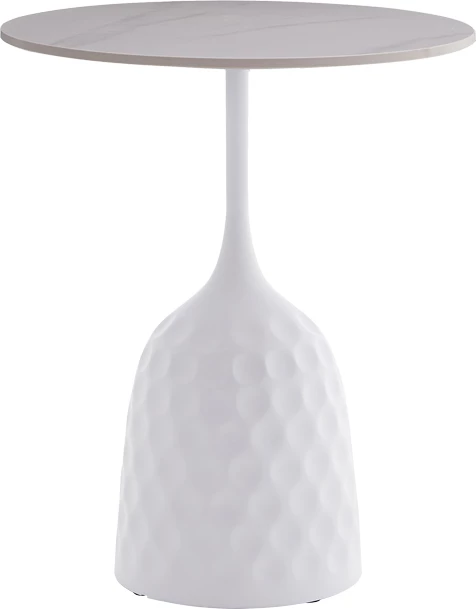 Tavolinë kafeje Kousien Inart, gur i sinteruar, D50x60cm