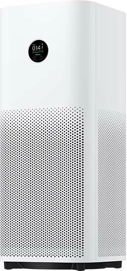 Pastrues ajri Xiaomi Mi Smart Air Purifier 4 Pro 50 W, mbulim 35-60 m², HEPA + karbon aktiv, ionizues, OLED, Wi‑Fi, i bardhë